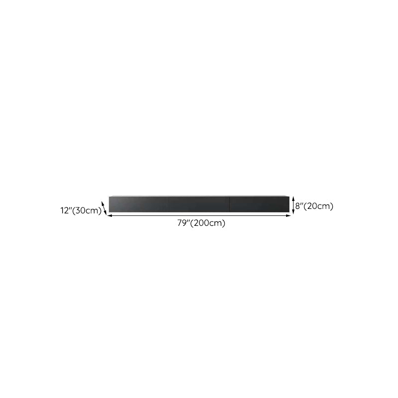 12" W Modern TV Media Stand Wall-mounted TV Stand Console with Drawers Clearhalo 'furn' 'furn_tv_stands_entertainment_centers' 'Furniture' 'Living Room Furniture' 'TV Stands & Entertainment Centers' 'TV Stands & Media Storage Furniture' 'tv_stands_entertainment_centers' 6503953