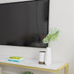 Open Storage Media Console Glam TV Stand Console for Living Room Clearhalo 'furn' 'furn_tv_stands_entertainment_centers' 'Furniture' 'Living Room Furniture' 'TV Stands & Entertainment Centers' 'TV Stands & Media Storage Furniture' 'tv_stands_entertainment_centers' 6503974