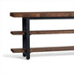 Industrial Pine TV Stand Console Open Storage TV Media Stand with Shelves for Living Room Clearhalo 'furn' 'furn_tv_stands_entertainment_centers' 'Furniture' 'Living Room Furniture' 'TV Stands & Entertainment Centers' 'TV Stands & Media Storage Furniture' 'tv_stands_entertainment_centers' 6504006