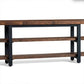 Industrial Pine TV Stand Console Open Storage TV Media Stand with Shelves for Living Room Clearhalo 'furn' 'furn_tv_stands_entertainment_centers' 'Furniture' 'Living Room Furniture' 'TV Stands & Entertainment Centers' 'TV Stands & Media Storage Furniture' 'tv_stands_entertainment_centers' 6504007
