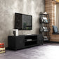 Industrial Iron TV Console Open Storage TV Media Stand for Living Room 63"L x 16"W x 18"H Clearhalo 'furn' 'furn_tv_stands_entertainment_centers' 'Furniture' 'Living Room Furniture' 'TV Stands & Entertainment Centers' 'TV Stands & Media Storage Furniture' 'tv_stands_entertainment_centers' 6504014