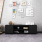 Industrial Iron TV Console Open Storage TV Media Stand for Living Room 71"L x 16"W x 18"H Clearhalo 'furn' 'furn_tv_stands_entertainment_centers' 'Furniture' 'Living Room Furniture' 'TV Stands & Entertainment Centers' 'TV Stands & Media Storage Furniture' 'tv_stands_entertainment_centers' 6504015
