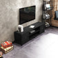 Industrial Iron TV Console Open Storage TV Media Stand for Living Room 55"L x 16"W x 18"H Clearhalo 'furn' 'furn_tv_stands_entertainment_centers' 'Furniture' 'Living Room Furniture' 'TV Stands & Entertainment Centers' 'TV Stands & Media Storage Furniture' 'tv_stands_entertainment_centers' 6504016