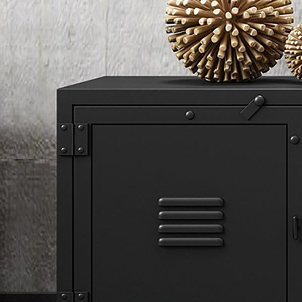 Industrial Iron TV Console Open Storage TV Media Stand for Living Room Clearhalo 'furn' 'furn_tv_stands_entertainment_centers' 'Furniture' 'Living Room Furniture' 'TV Stands & Entertainment Centers' 'TV Stands & Media Storage Furniture' 'tv_stands_entertainment_centers' 6504020