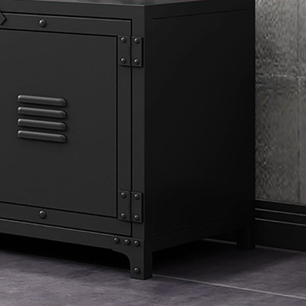 Industrial Iron TV Console Open Storage TV Media Stand for Living Room Clearhalo 'furn' 'furn_tv_stands_entertainment_centers' 'Furniture' 'Living Room Furniture' 'TV Stands & Entertainment Centers' 'TV Stands & Media Storage Furniture' 'tv_stands_entertainment_centers' 6504021