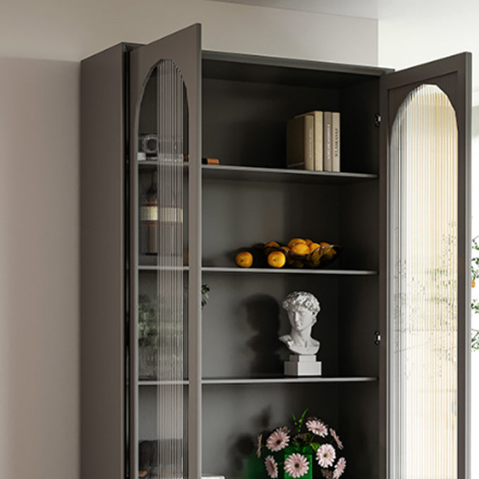 Moderno pino da pino porte in vetro buffet per soggiorno per soggiorno