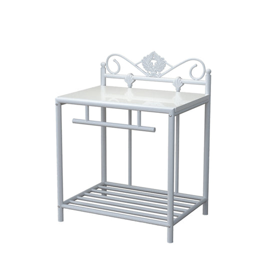 1 Regal Glam Night Tisch Open Storage Nachttisch mit Beinen, 21,3 "groß