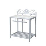 1 Regal Glam Night Tisch Open Storage Nachttisch mit Beinen, 21,3 "groß