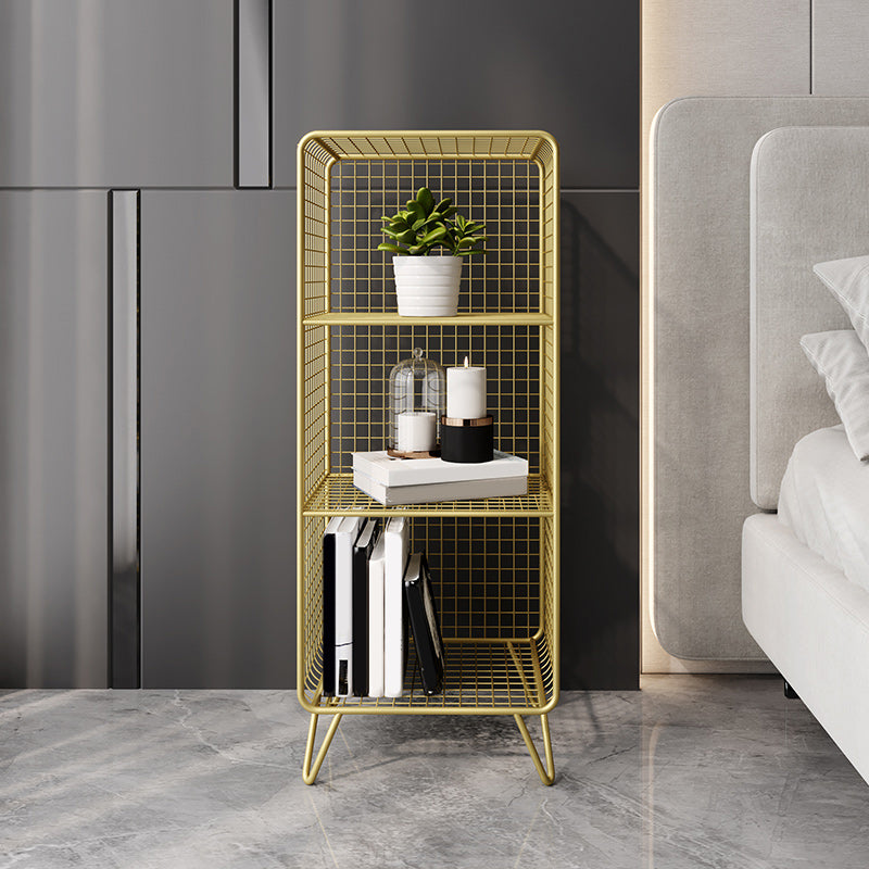 Open Storage Night Table Contemporary Bed Nightstand for Bedroom Clearhalo 'Bedroom Furniture' 'furn' 'furn_night_stand' 'Furniture' 'night_stand' 'Nightstands' 6504145