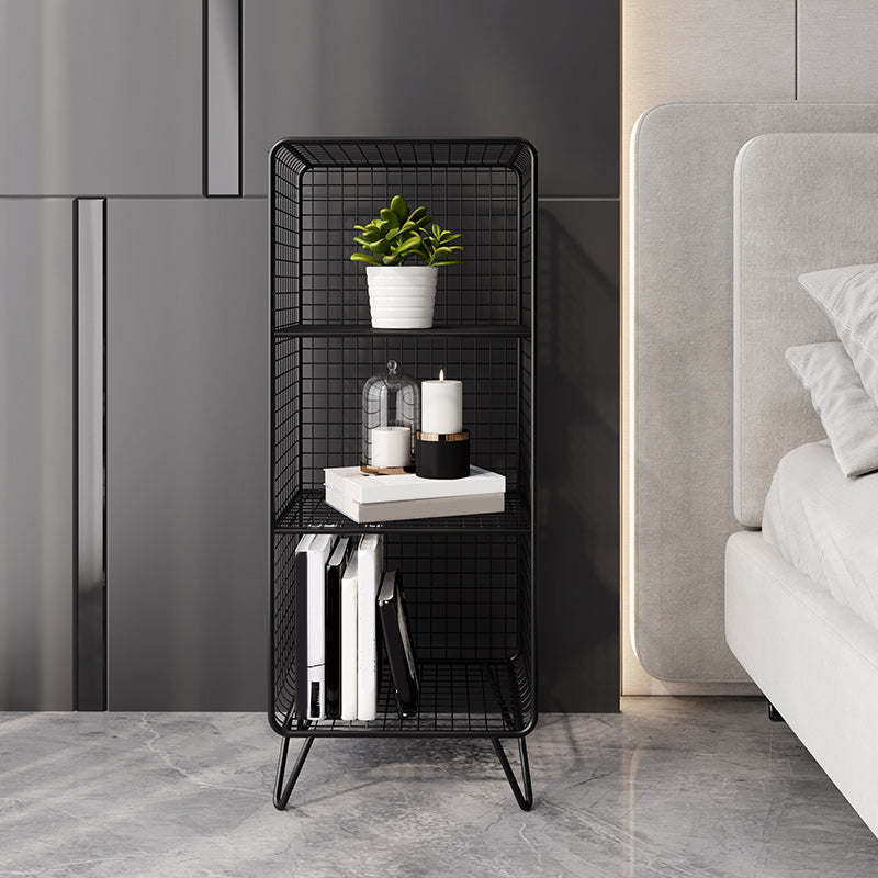 Open Storage Night Table Contemporary Bed Nightstand for Bedroom Clearhalo 'Bedroom Furniture' 'furn' 'furn_night_stand' 'Furniture' 'night_stand' 'Nightstands' 6504147