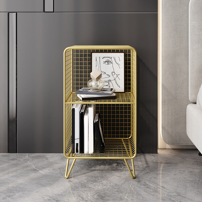 Open Storage Night Table Contemporary Bed Nightstand for Bedroom Clearhalo 'Bedroom Furniture' 'furn' 'furn_night_stand' 'Furniture' 'night_stand' 'Nightstands' 6504167