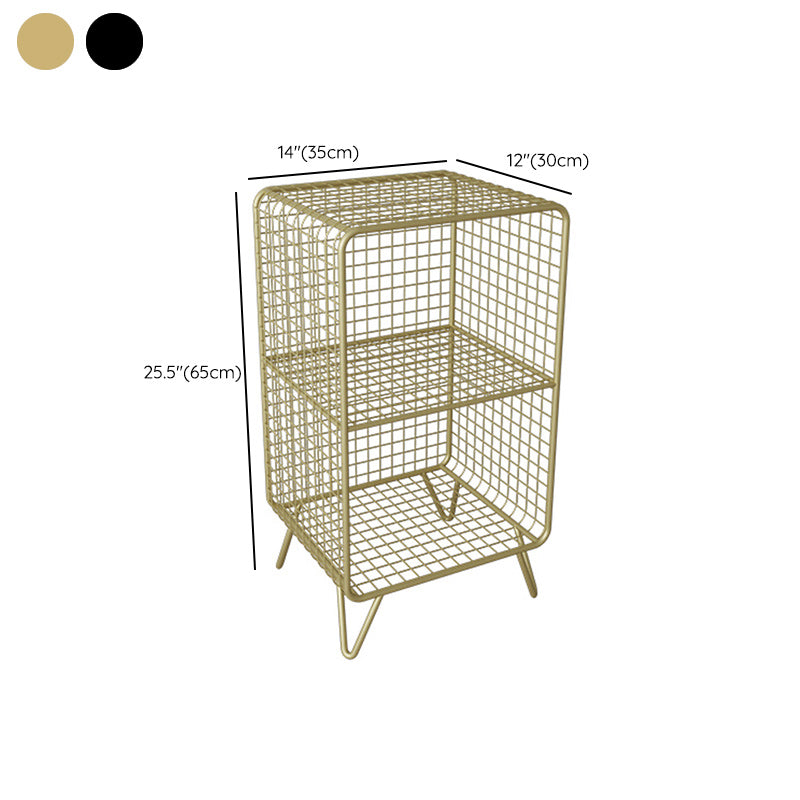 Open Storage Night Table Contemporary Bed Nightstand for Bedroom Clearhalo 'Bedroom Furniture' 'furn' 'furn_night_stand' 'Furniture' 'night_stand' 'Nightstands' 6504169