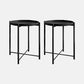 Modern Bed Nightstand Metal Accent Table Nightstand for Bedroom
