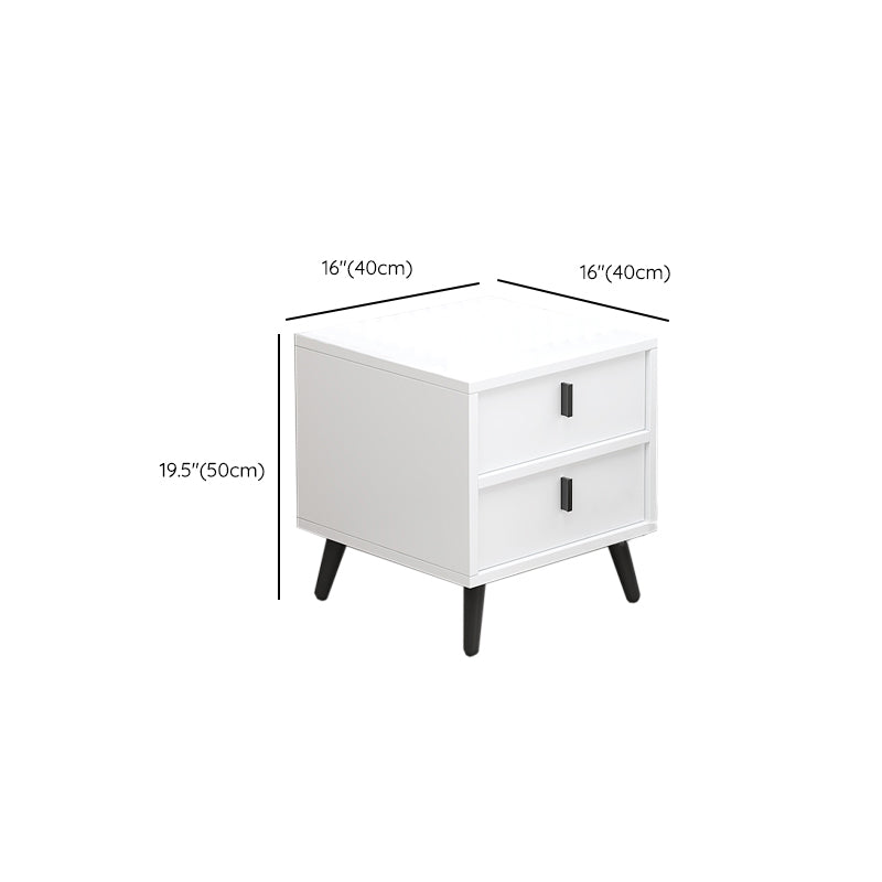 Contemporary Bedside Cabinet Engineered Wood Night Table with Drawers Clearhalo 'Bedroom Furniture' 'furn' 'furn_night_stand' 'Furniture' 'night_stand' 'Nightstands' 6504290