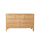 American Traditional Storage Chest Solid Wood Dresser with 5/6/7 Drawers