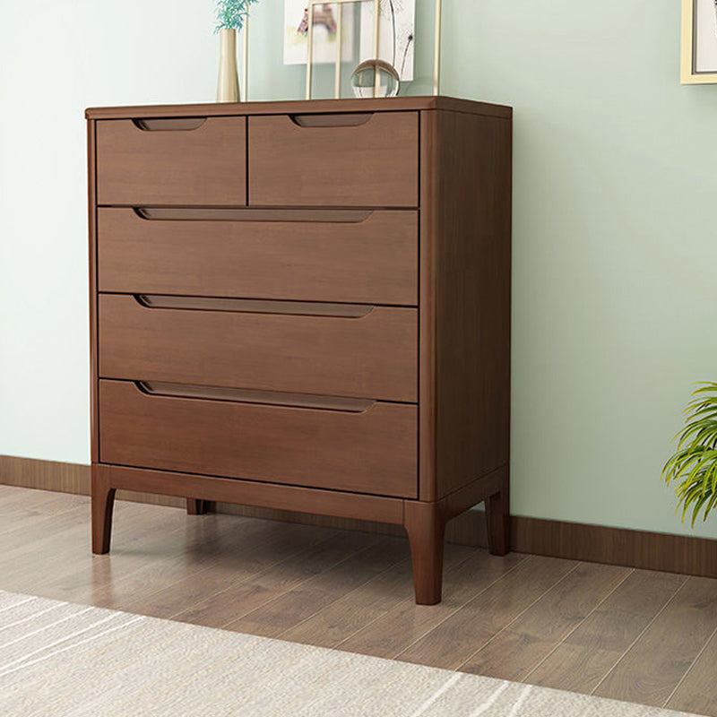 American Traditional Storage Chest Solid Wood Dresser with 5/6/7 Drawers