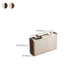 11.7-inch W Contemporary Dresser Stone Storage Chest Dresser Clearhalo 'Bedroom Furniture' 'Dressers & Chests' 'dressers_chests' 'furn' 'furn_dressers_chests' 'Furniture' 6504395