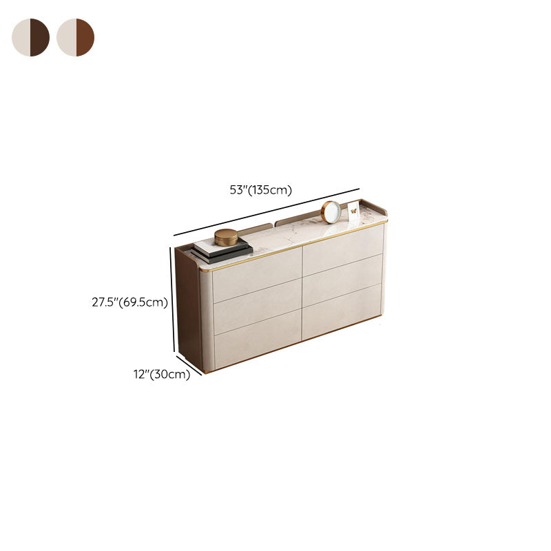 11.7-inch W Contemporary Dresser Stone Storage Chest Dresser Clearhalo 'Bedroom Furniture' 'Dressers & Chests' 'dressers_chests' 'furn' 'furn_dressers_chests' 'Furniture' 6504396