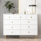 Glam Stone Storage Chest Home Horizontal Chest with Metal Legs Clearhalo 'Bedroom Furniture' 'Dressers & Chests' 'dressers_chests' 'furn' 'furn_dressers_chests' 'Furniture' 6504437