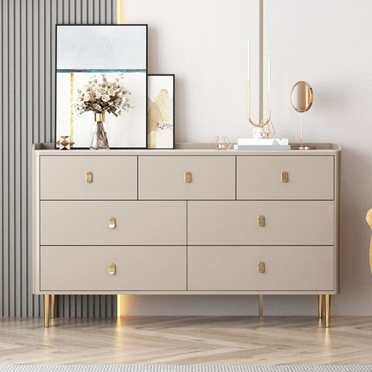 Glam Stone Storage Chest Home Horizontal Chest with Metal Legs Clearhalo 'Bedroom Furniture' 'Dressers & Chests' 'dressers_chests' 'furn' 'furn_dressers_chests' 'Furniture' 6504439