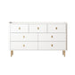 Glam Stone Storage Chest Home Horizontal Chest with Metal Legs White 7 Clearhalo 'Bedroom Furniture' 'Dressers & Chests' 'dressers_chests' 'furn' 'furn_dressers_chests' 'Furniture' 6504444
