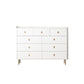 Glam Stone Storage Chest Home Horizontal Chest with Metal Legs White 9 Clearhalo 'Bedroom Furniture' 'Dressers & Chests' 'dressers_chests' 'furn' 'furn_dressers_chests' 'Furniture' 6504447