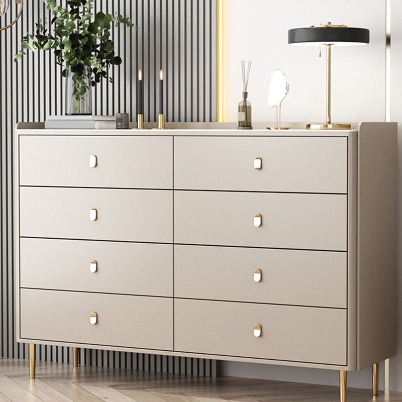 Glam Stone Storage Chest Home Horizontal Chest with Metal Legs Clearhalo 'Bedroom Furniture' 'Dressers & Chests' 'dressers_chests' 'furn' 'furn_dressers_chests' 'Furniture' 6504450
