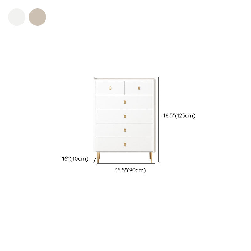 Glam Stone Storage Chest Home Horizontal Chest with Metal Legs Clearhalo 'Bedroom Furniture' 'Dressers & Chests' 'dressers_chests' 'furn' 'furn_dressers_chests' 'Furniture' 6504453