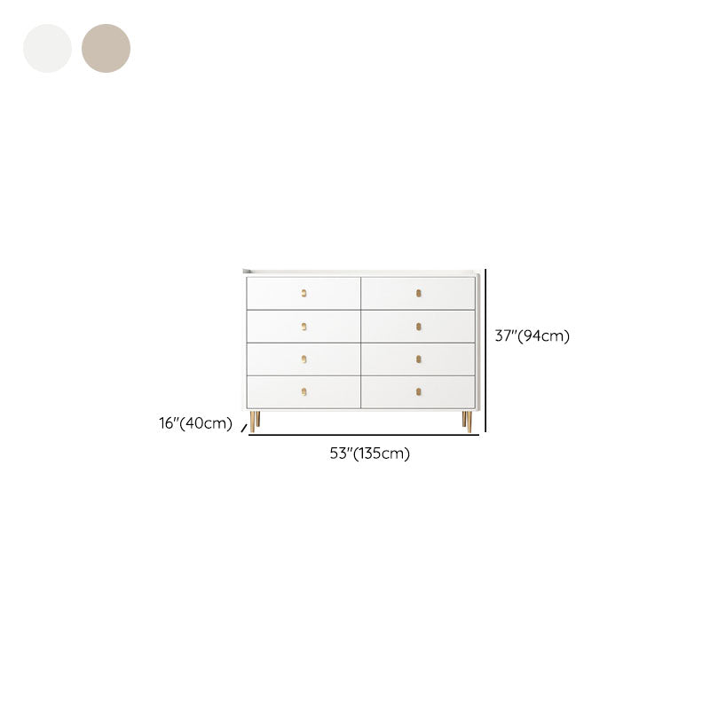 Glam Stone Storage Chest Home Horizontal Chest with Metal Legs Clearhalo 'Bedroom Furniture' 'Dressers & Chests' 'dressers_chests' 'furn' 'furn_dressers_chests' 'Furniture' 6504455