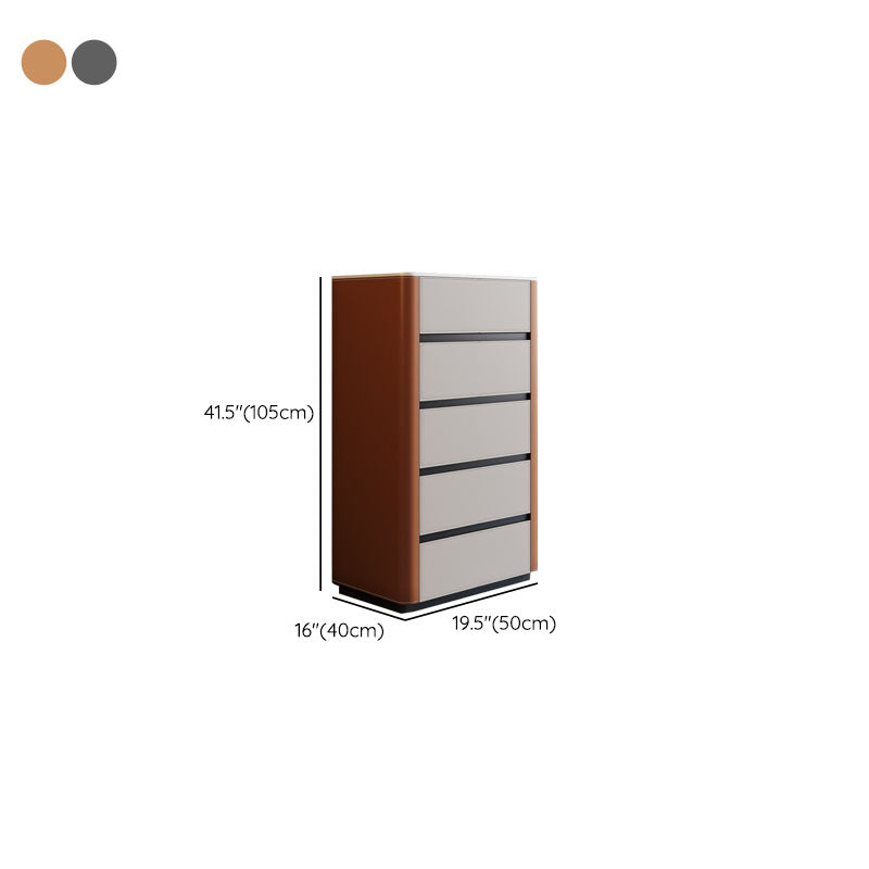 Stone Dresser Modern Storage Chest Dresser with 2/3/4/5 Drawers Clearhalo 'Bedroom Furniture' 'Dressers & Chests' 'dressers_chests' 'furn' 'furn_dressers_chests' 'Furniture' 6504478