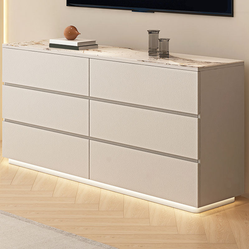 13.65-inch W Contemporary Storage Chest Stone Storage Chest Dresser 47"L x 14"W x 28"H Coffee Clearhalo 'Bedroom Furniture' 'Dressers & Chests' 'dressers_chests' 'furn' 'furn_dressers_chests' 'Furniture' 6504499