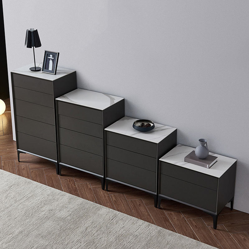 Commode contemporaine en pierre avec 2/3/4/5 tiroirs