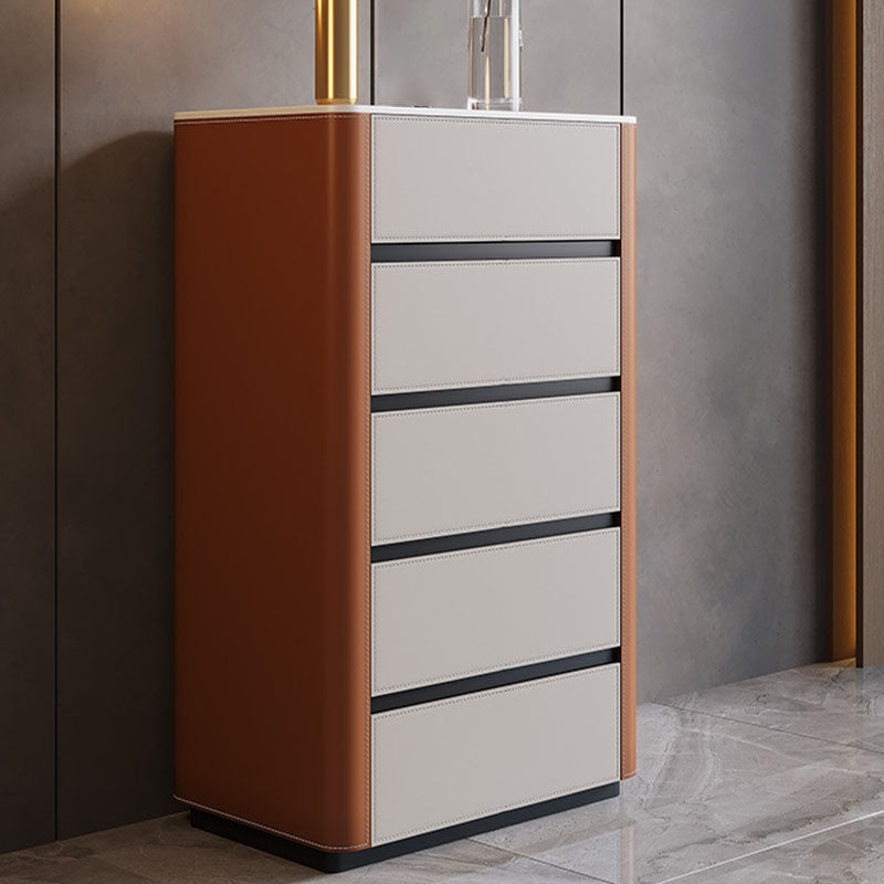 Stone Dresser Modern Storage Chest Dresser with 2/3/4/5 Drawers Clearhalo 'Bedroom Furniture' 'Dressers & Chests' 'dressers_chests' 'furn' 'furn_dressers_chests' 'Furniture' 6504551
