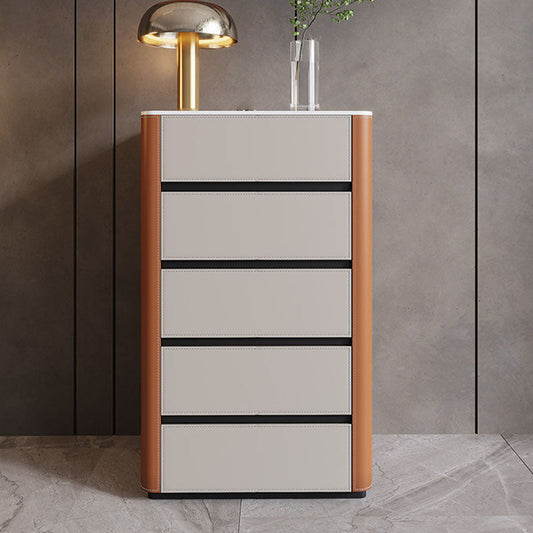 Stone Dresser Modern Storage Chest Dresser with 2/3/4/5 Drawers Clearhalo 'Bedroom Furniture' 'Dressers & Chests' 'dressers_chests' 'furn' 'furn_dressers_chests' 'Furniture' 6504558