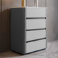 Stone Dresser Modern Storage Chest Dresser with 2/3/4/5 Drawers Grey 4 Clearhalo 'Bedroom Furniture' 'Dressers & Chests' 'dressers_chests' 'furn' 'furn_dressers_chests' 'Furniture' 6504561