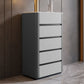 Stone Dresser Modern Storage Chest Dresser with 2/3/4/5 Drawers Grey 5 Clearhalo 'Bedroom Furniture' 'Dressers & Chests' 'dressers_chests' 'furn' 'furn_dressers_chests' 'Furniture' 6504563