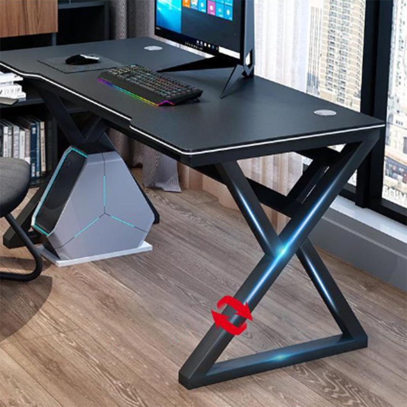 29.5" H Contemporary Office Desk Antique Finish Computer Desk Clearhalo 'furn' 'furn_office_desk' 'Furniture' 'Office Desks' 'Office Furniture' 'office_desk' 6505223