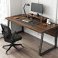 29.53 "H Industrial Office Desk Antique Finish Computer Desk