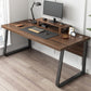 29.53 "H Industrial Office Desk Antique Finish Computer Desk