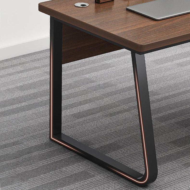 29.53 "H Industrial Office Desk Antique Finish Computer Desk