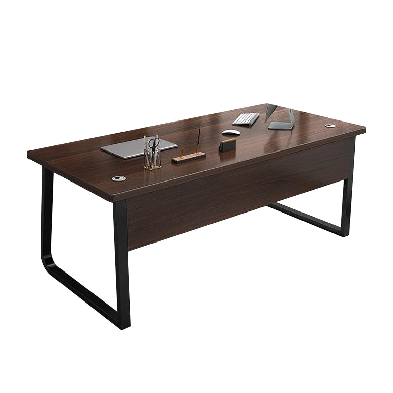 29.53 "H Industrial Office Desk Antique Finish Computer Desk