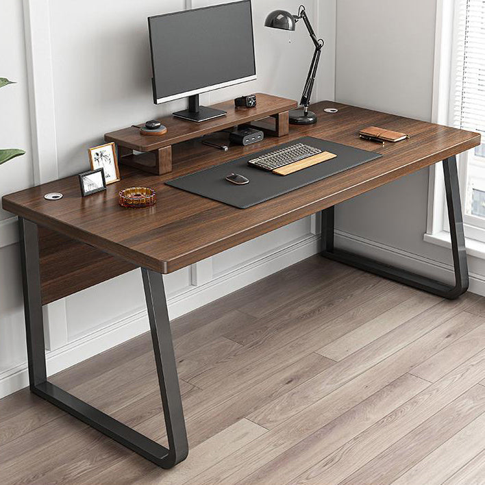 29.53 "H Industrial Office Desk Antique Finish Computer Desk