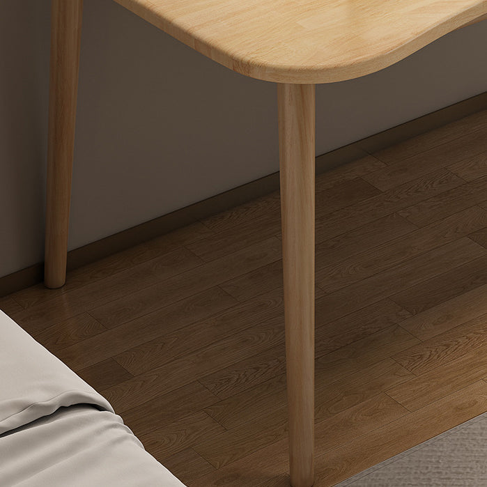 23,62 "W Curbe Writing Desk 1 étagère bureau de bureau en bois avec base de Parsons