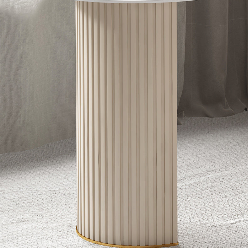 Glam Home Writing Desk Stone 23.6 "Brede kantoorbureau met benen