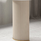 Glam Home Writing Desk Stone 23.6 "Brede kantoorbureau met benen