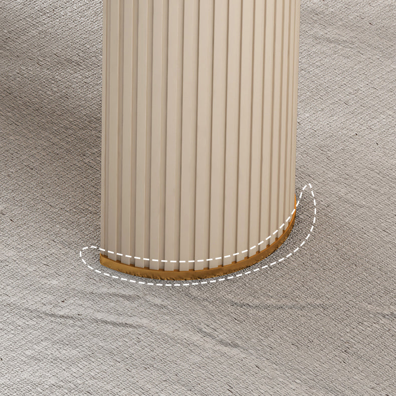 Glam Home Writing Desk Stone 23.6 "Brede kantoorbureau met benen