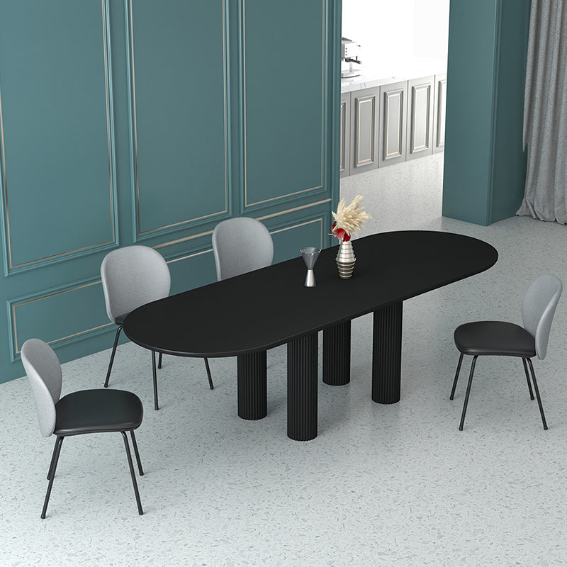 29.25-inch Height Industrial Writing Desk Solid Wood Office Desk Black Clearhalo 'furn' 'furn_office_desk' 'Furniture' 'Office Desks' 'Office Furniture' 'office_desk' 6505363