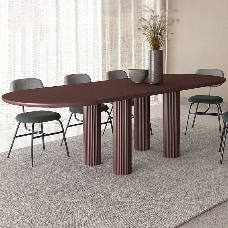 29.25-inch Height Industrial Writing Desk Solid Wood Office Desk 70.9"L x 31.5"W x 29.5"H Red Clearhalo 'furn' 'furn_office_desk' 'Furniture' 'Office Desks' 'Office Furniture' 'office_desk' 6505366