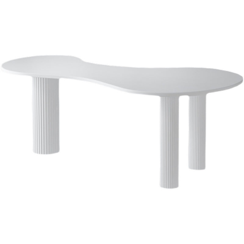 Escritorio de escritura de madera escritorio de oficina contemporáneo con piernas