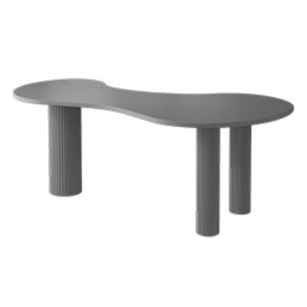 Escritorio de escritura de madera escritorio de oficina contemporáneo con piernas